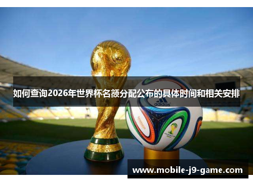 如何查询2026年世界杯名额分配公布的具体时间和相关安排