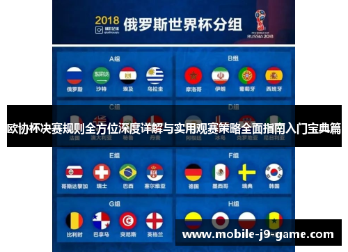欧协杯决赛规则全方位深度详解与实用观赛策略全面指南入门宝典篇